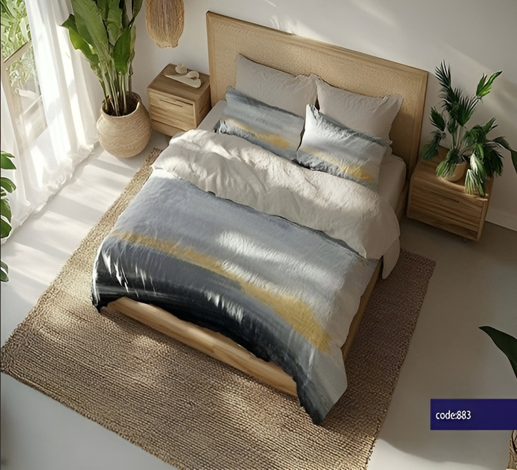 نمای روبالشتی، ملحفه و کاور لحاف ست روتختی چاپ دیجیتال